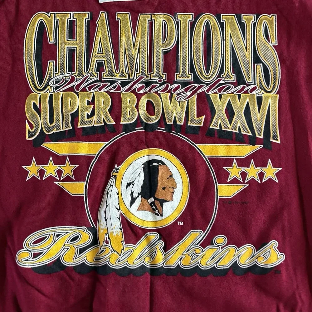 Vintage Washington Redskins crewneck 90s Crewneck Super bowl Champions XL